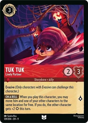 Disney Lorcana - Tuk Tuk - Lively Partner (129/204) (Fabled)