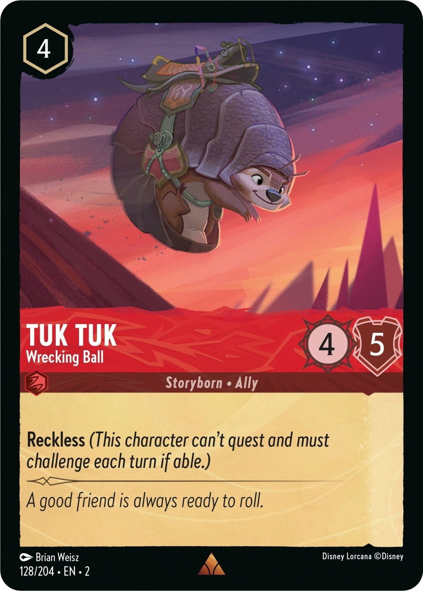 Disney Lorcana - Tuk Tuk - Wrecking Ball (128/204) (Rise of the Floodborn)
