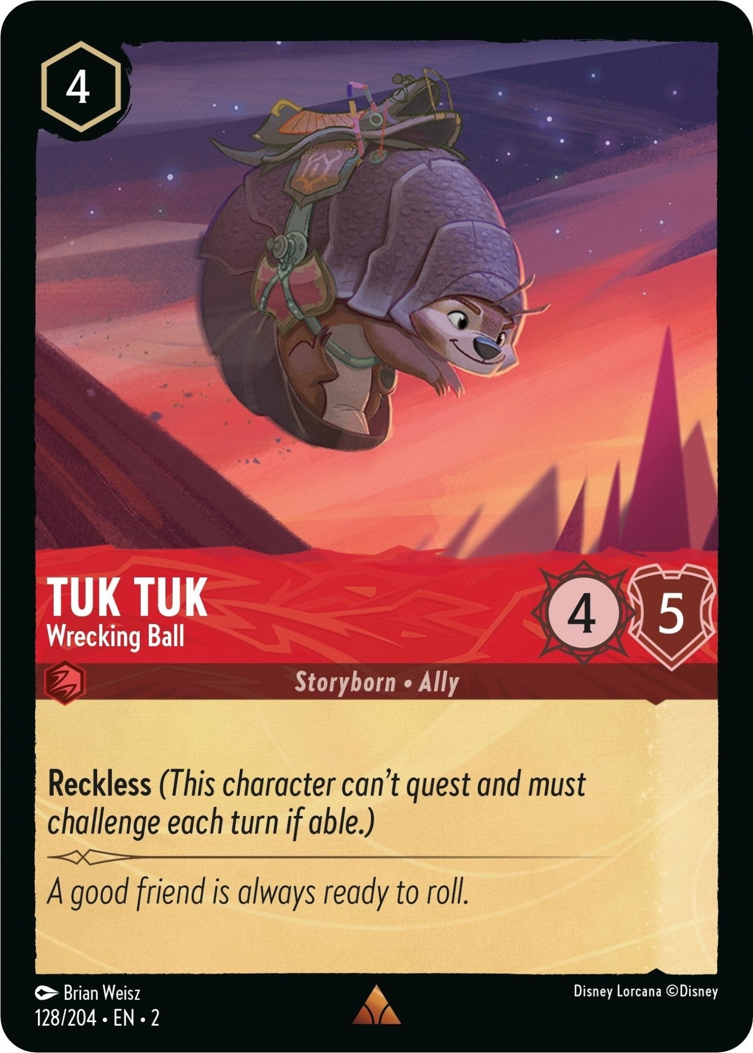 Disney Lorcana - Tuk Tuk - Wrecking Ball (128/204) (Rise of the Floodborn)