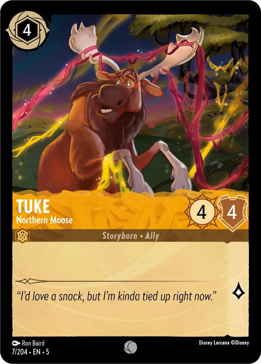 Disney Lorcana - Tuke - Northern Moose (7/204) (Shimmering Skies)