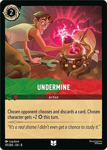 Disney Lorcana - Undermine (117/204) (Reign of Jafar)