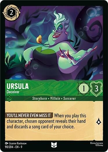 Disney Lorcana - Ursula - Deceiver (90/204) (Fabled)