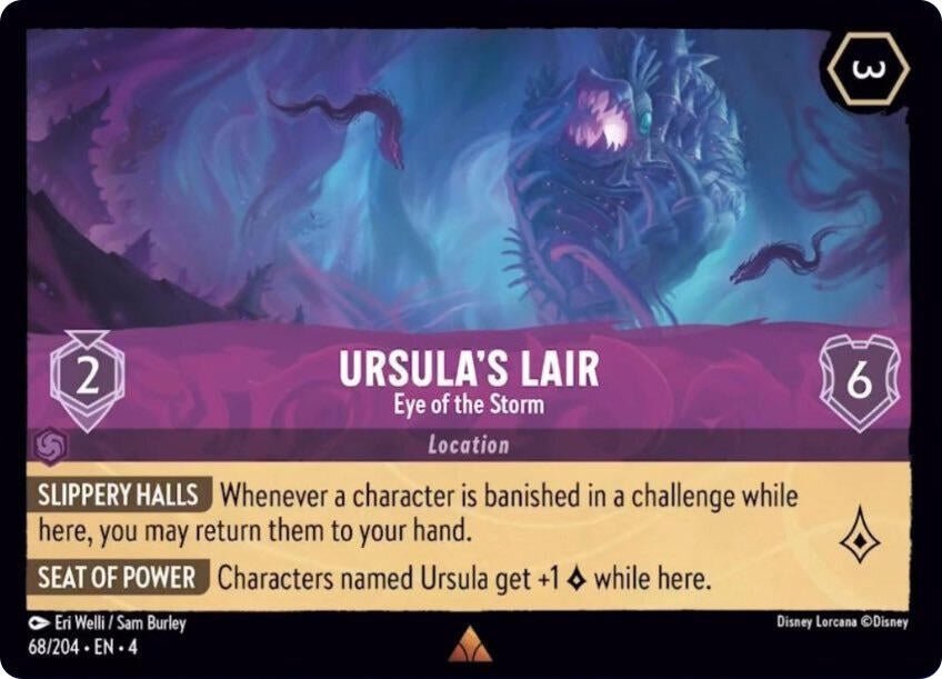 Disney Lorcana - Ursula's Lair - Eye of the Storm (68/204) (Ursula's Return)