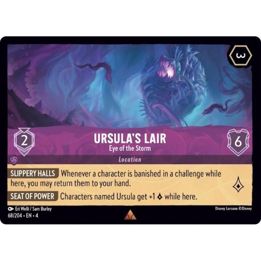 Ravensburger Ursula's Lair - Eye of the Storm (68/204) (Ursula's Return) by LAB7 Malta, Europe