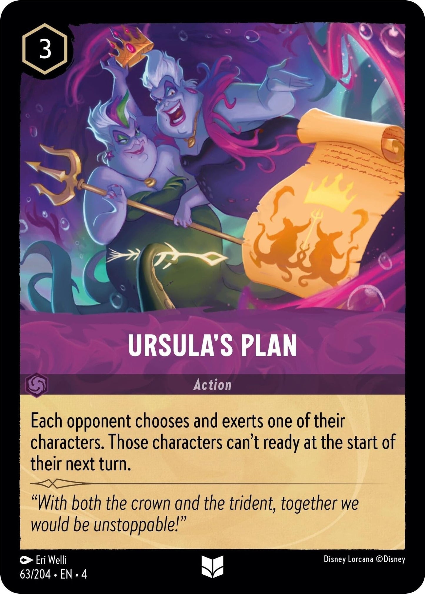 Disney Lorcana - Ursula's Plan (63/204) (Ursula's Return)