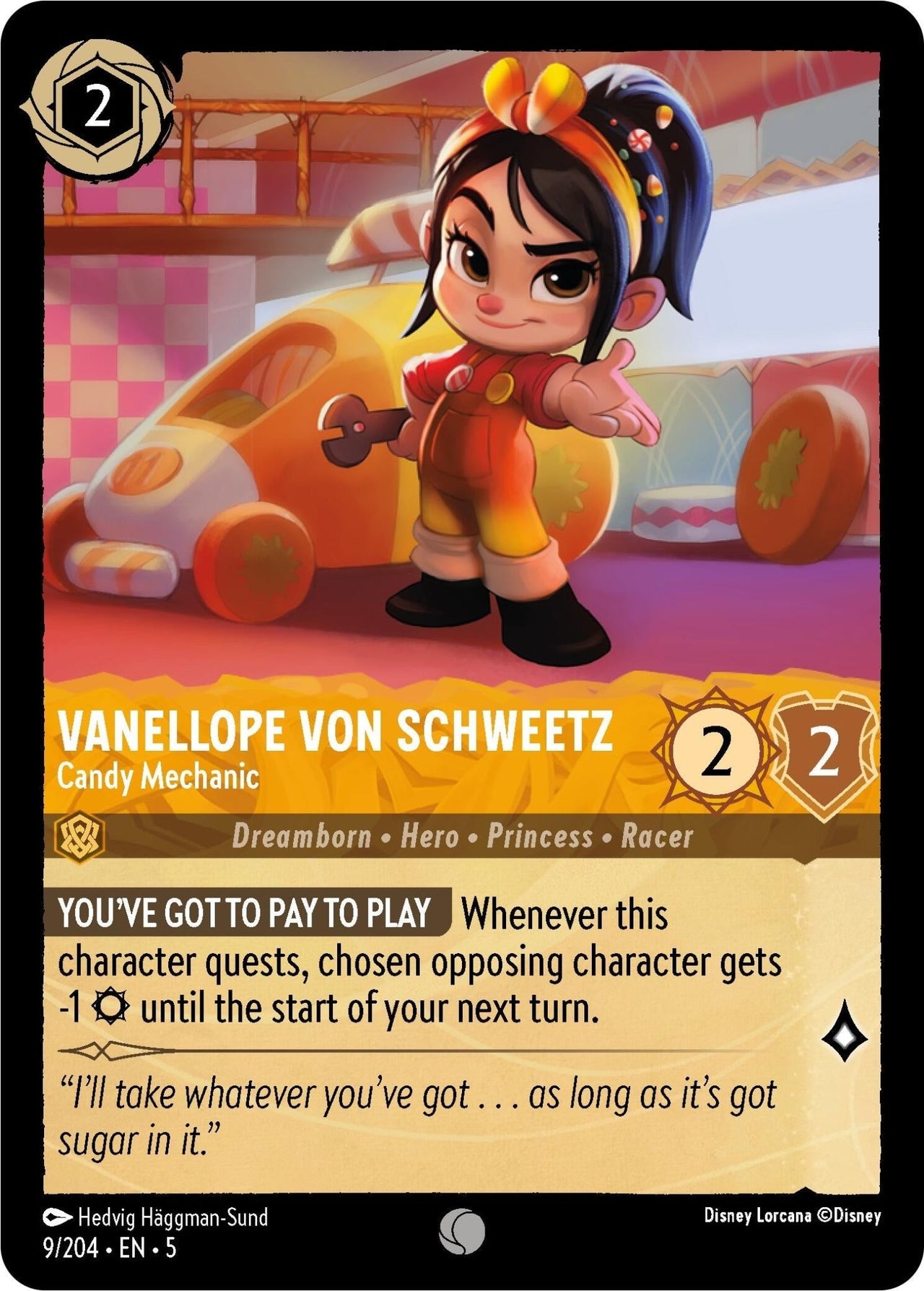 Vanellope von Schweetz - Candy Mechanic (9/204) (Shimmering Skies) by LAB7 Malta, Europe