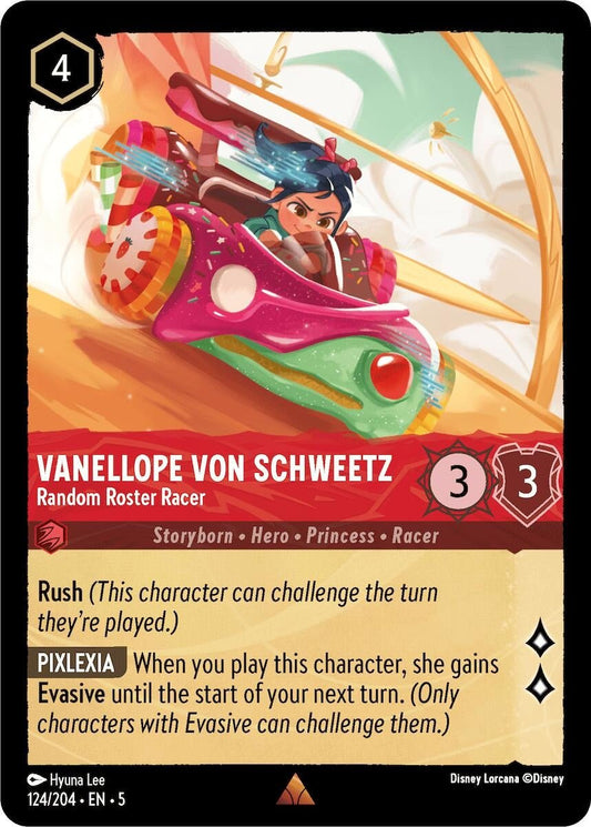 Disney Lorcana - Vanellope von Schweetz - Random Roster Racer (124/204) (Shimmering Skies)