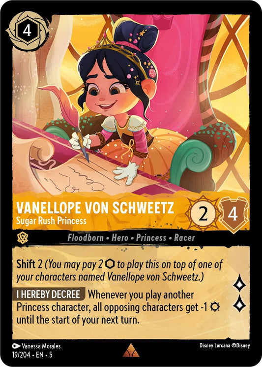 Disney Lorcana - Vanellope von Schweetz - Sugar Rush Princess (19/204) (Shimmering Skies)