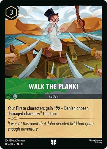 Disney Lorcana - Walk the Plank (118/204) (Reign of Jafar)