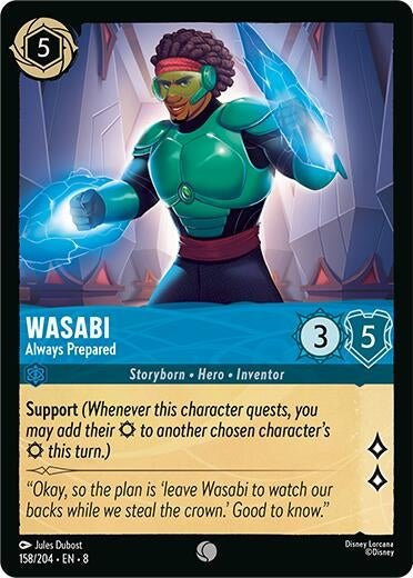 Disney Lorcana - Wasabi - Always Prepared (158/204) (Reign of Jafar)