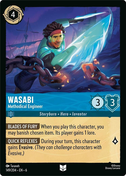 Disney Lorcana - Wasabi - Methodical Engineer (149/204) (Azurite Sea)