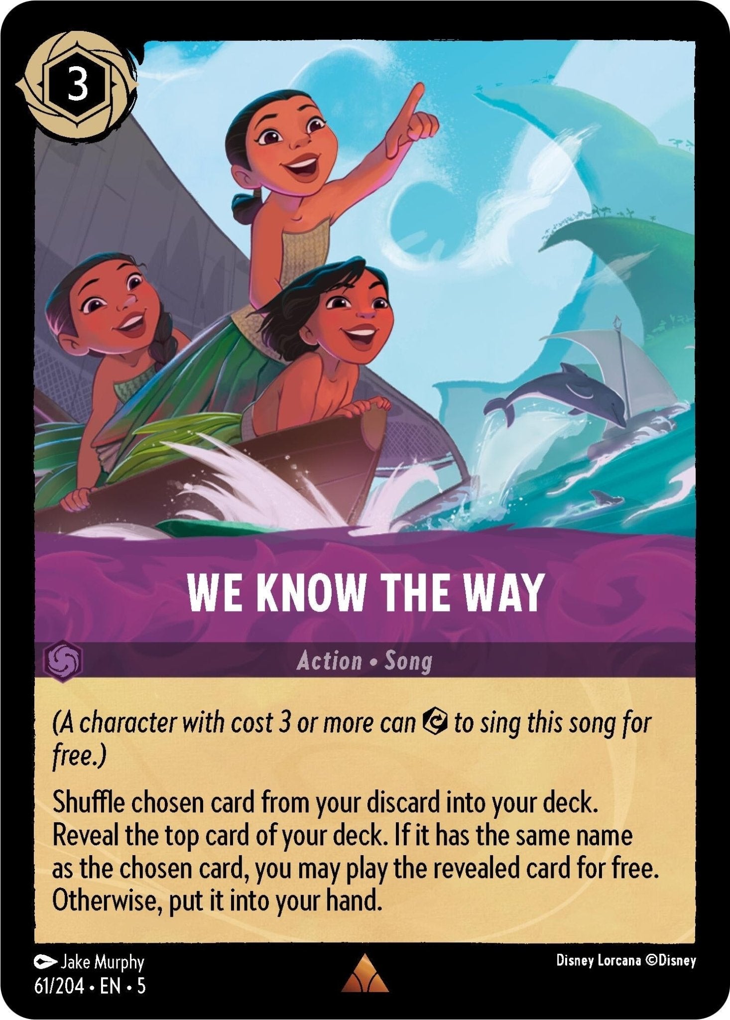 Disney Lorcana - We Know the Way (61/204) (Shimmering Skies)