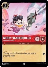 Webby Vanderquack - Enthusiastic Duck (127/204) (Into the Inklands) by LAB7 Malta, Europe