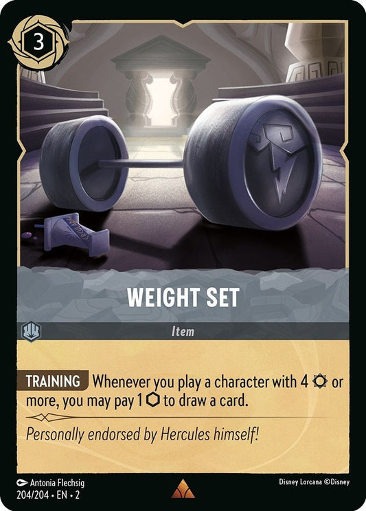 Disney Lorcana - Weight Set (204/204) (Rise of the Floodborn)