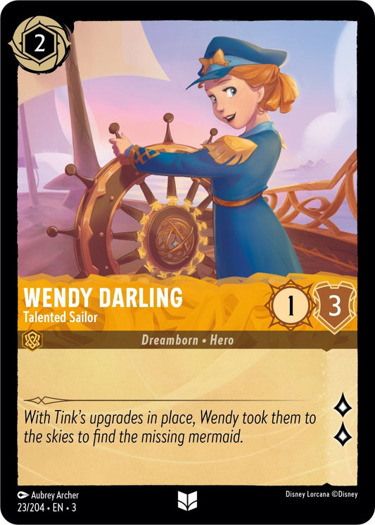 Disney Lorcana - Wendy Darling - Talented Sailor (23/204) (Into the Inklands)
