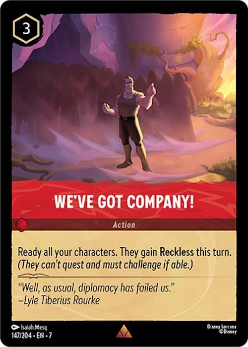 Disney Lorcana - We've Got Company! (147/204) (Archazia's Island)