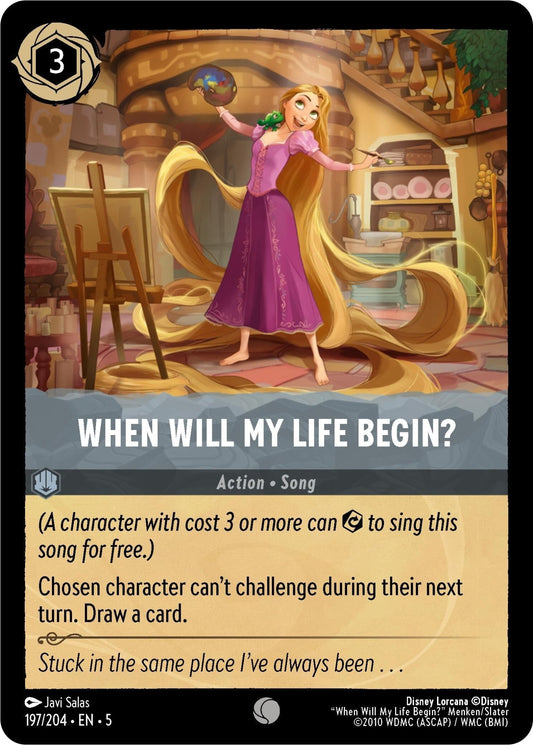 Disney Lorcana - When Will My Life Begin? (197/204) (Shimmering Skies)