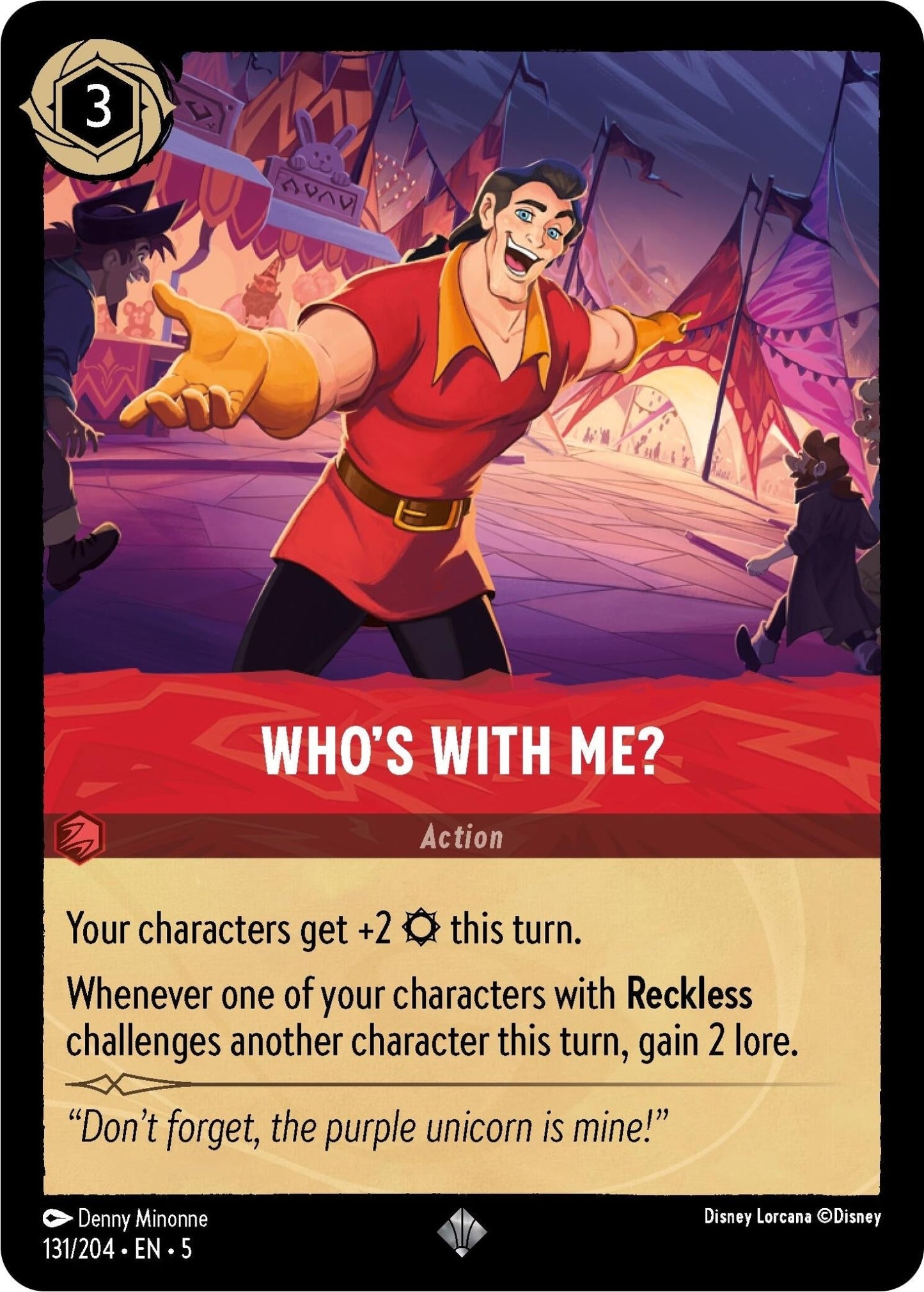 Disney Lorcana - Who's With Me? (131/204) (Shimmering Skies)