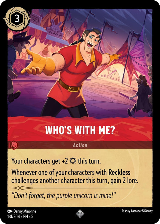 Disney Lorcana - Who's With Me? (131/204) (Shimmering Skies)