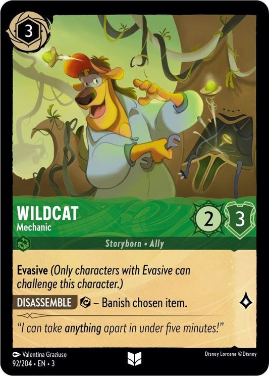 Disney Lorcana - Wildcat - Mechanic (92/204) (Into the Inklands)