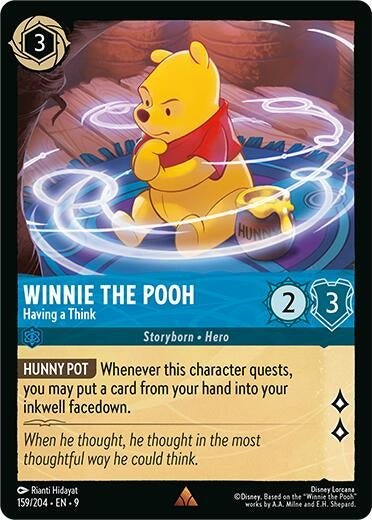Disney Lorcana - Winnie the Pooh - Having a Think (159/204) (Fabled)