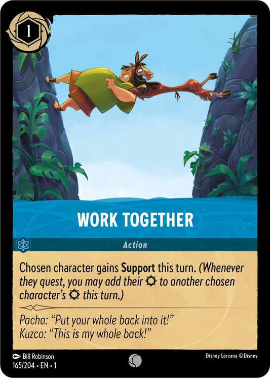 Disney Lorcana - Work Together (165/204) (The First Chapter)