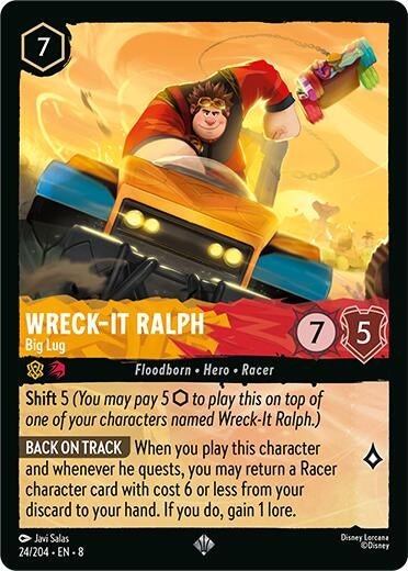 Disney Lorcana - Wreck - It Ralph - Big Lug (24/204) (Reign of Jafar)