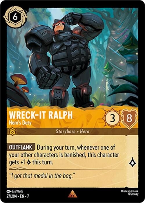 Disney Lorcana - Wreck - It Ralph - Hero's Duty (27/204) (Archazia's Island)