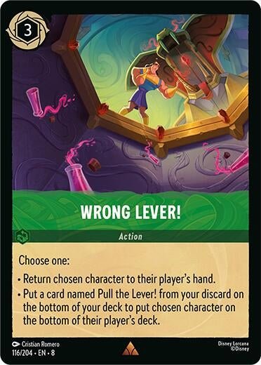 Disney Lorcana - Wrong Lever! (116/204) (Reign of Jafar)