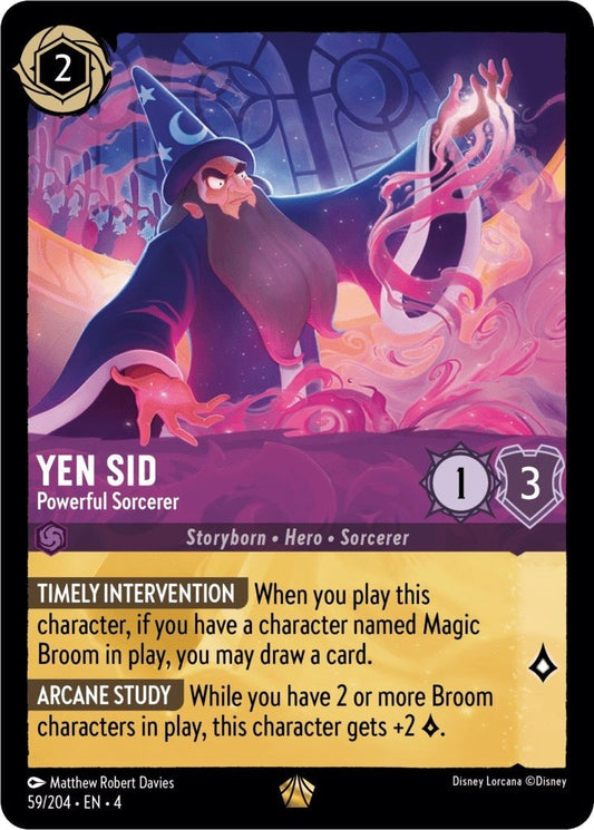 Disney Lorcana - Yen Sid - Powerful Sorcerer (59/204) (Ursula's Return)