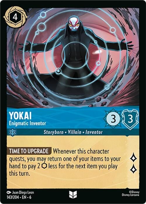 Disney Lorcana - Yokai - Enigmatic Inventor (143/204) (Azurite Sea)