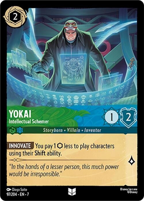 Disney Lorcana - Yokai - Intellectual Schemer (97/204) (Archazia's Island)