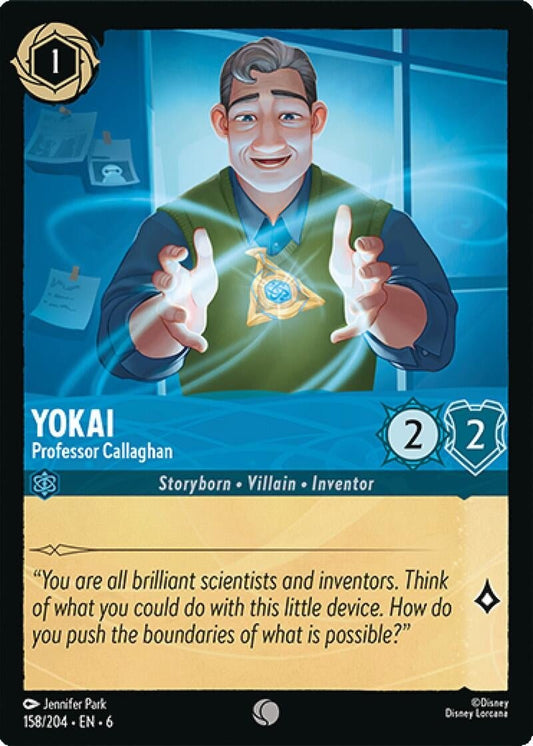 Disney Lorcana - Yokai - Professor Callaghan (158/204) (Azurite Sea)