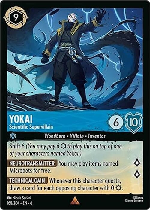 Disney Lorcana - Yokai - Scientific Supervillain (160/204) (Azurite Sea)