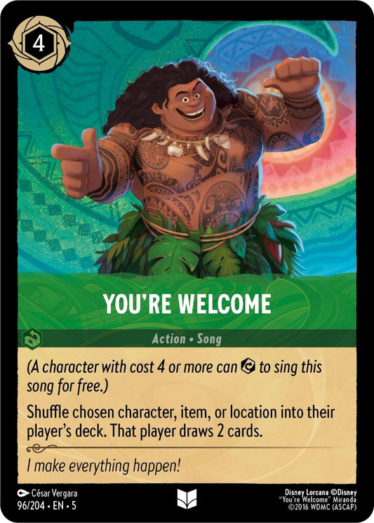 Disney Lorcana - You're Welcome (96/204) (Shimmering Skies)