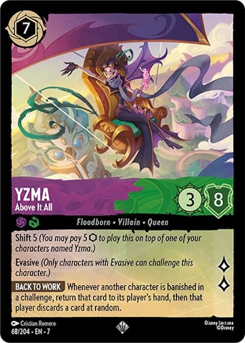 Disney Lorcana - Yzma - Above It All (68/204) (Archazia's Island)