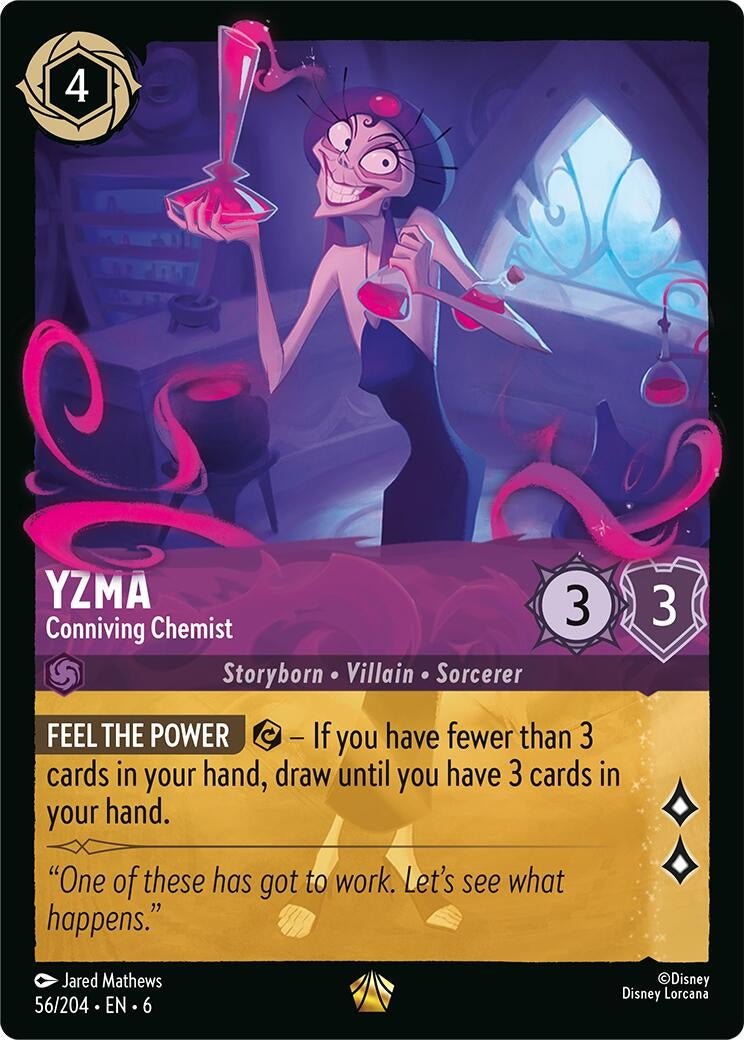 Disney Lorcana - Yzma - Conniving Chemist (56/204) (Azurite Sea)