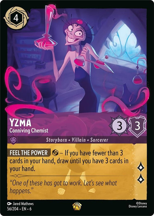 Disney Lorcana - Yzma - Conniving Chemist (56/204) (Azurite Sea)