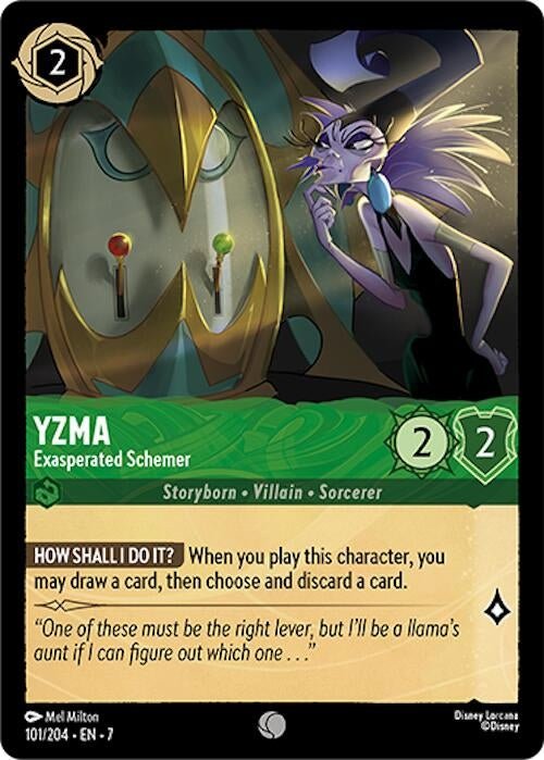 Disney Lorcana - Yzma - Exasperated Schemer (101/204) (Archazia's Island)