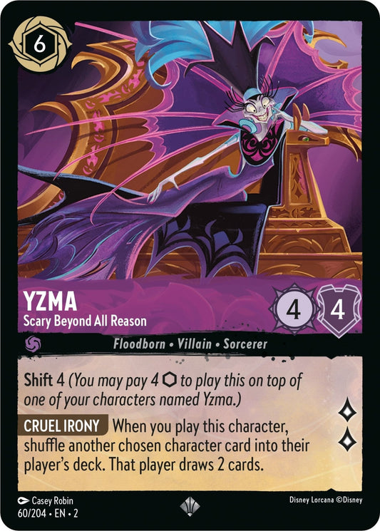 Disney Lorcana - Yzma - Scary Beyond All Reason (60/204) (Rise of the Floodborn)