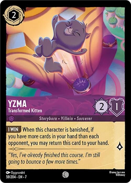 Yzma - Transformed Kitten (59/204) (Archazia's Island) by LAB7 Malta, Europe