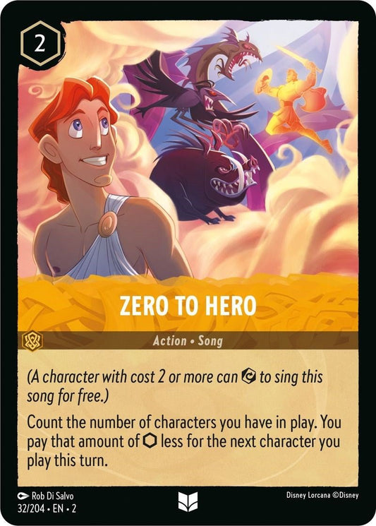 Disney Lorcana - Zero To Hero (32/204) (Rise of the Floodborn)