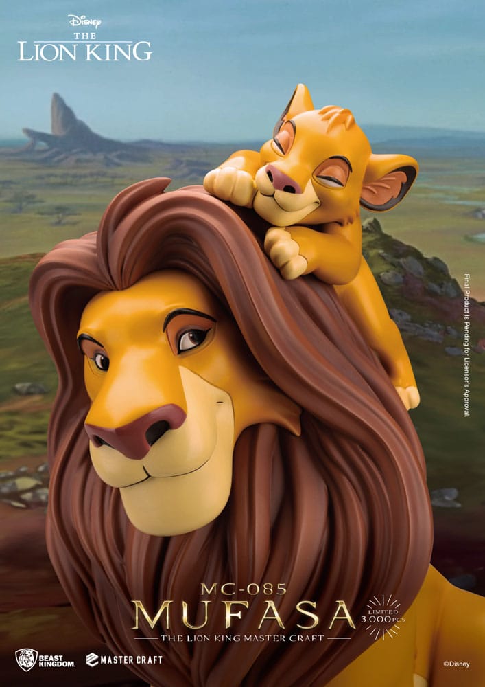 Disney Master Craft Statue The Lion King Mufasa 36 cm by LAB7 Malta, Europe