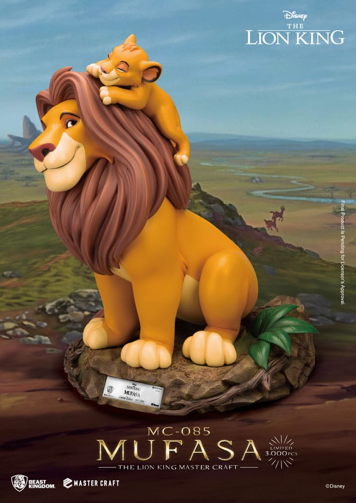 Disney Master Craft Statue The Lion King Mufasa 36 cm by LAB7 Malta, Europe
