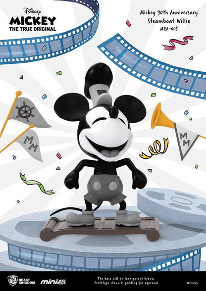 Beast Kingdom - DISNEY MICKEY - Figurine Mini Egg Attack - Steamboat Willie - 9cm
