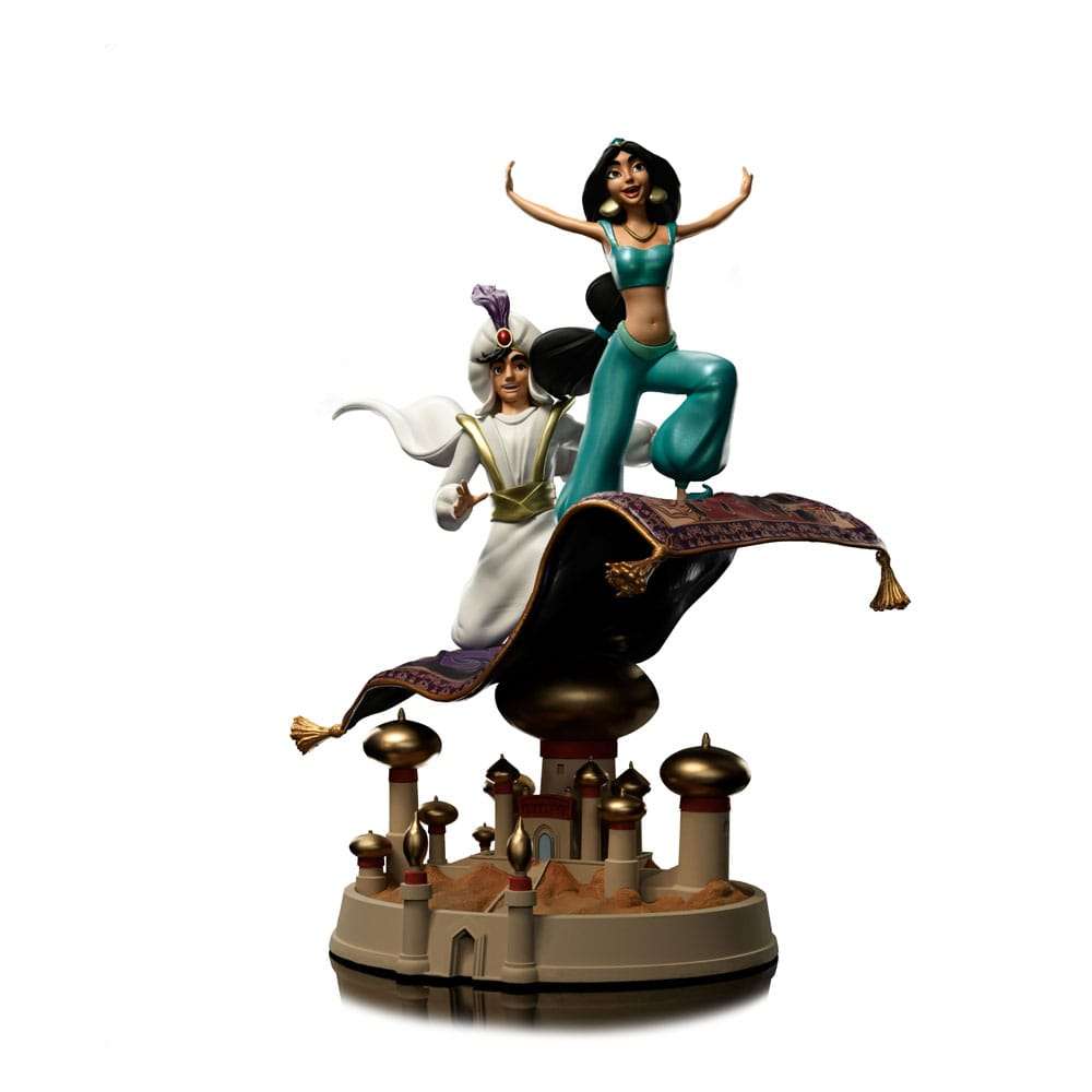 Disney Scale Statue 1/10 Aladdin and Yasmine 30 cm by LAB7 Malta, Europe