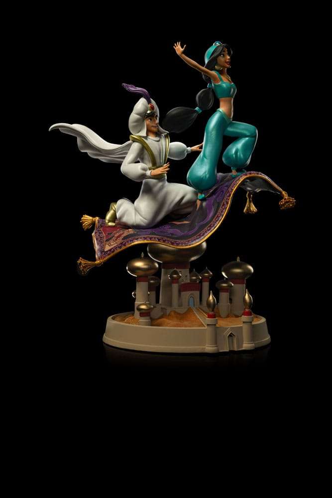 Disney Scale Statue 1/10 Aladdin and Yasmine 30 cm by LAB7 Malta, Europe