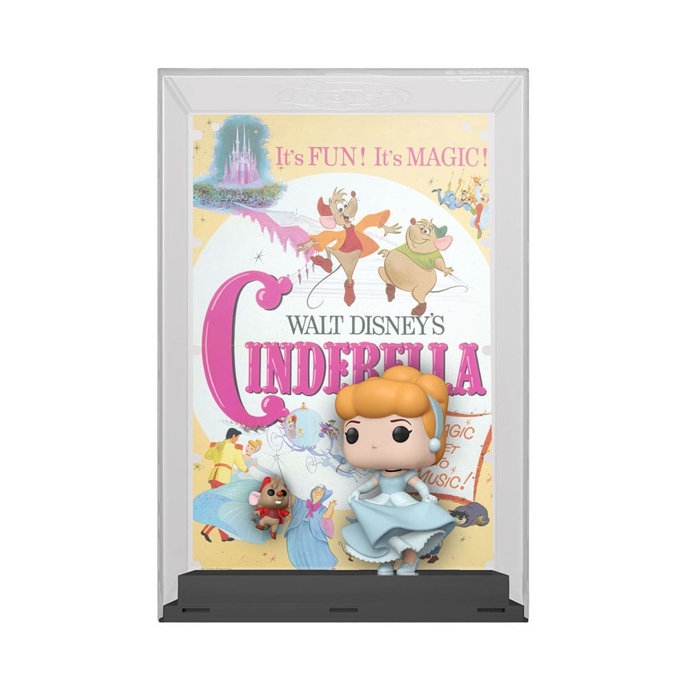 Disney's 100th Anniversary POP! Movie Poster & Figure Cinderella 9 cm by LAB7 Malta, Europe