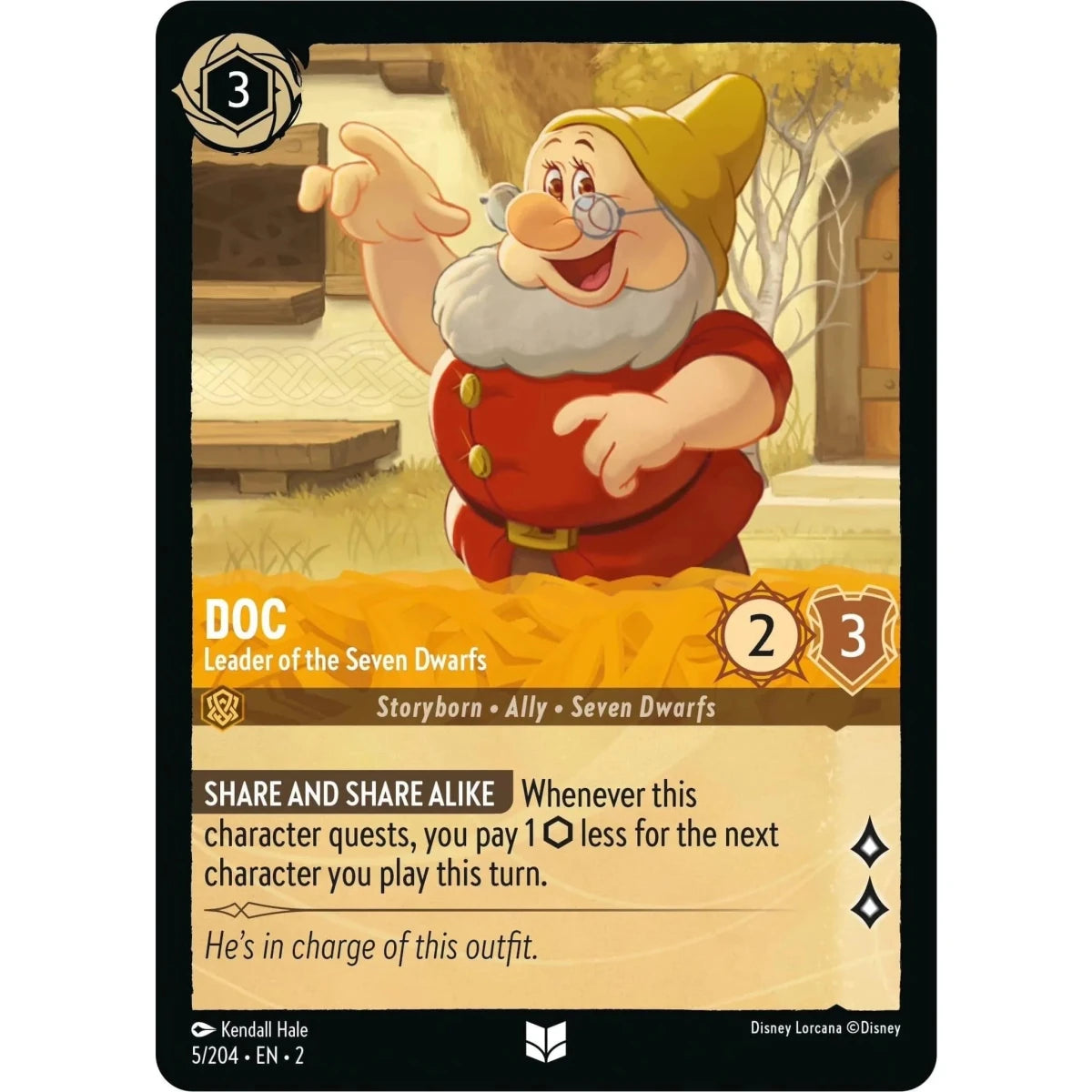 Doc - Leader of the Seven Dwarfs (5/204) (Rise of the Floodborn) in Malta | LAB7