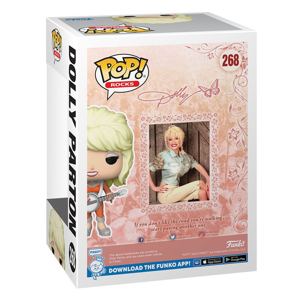 Dolly Parton POP! Rocks Vinyl Figure 268 by LAB7 Malta, Europe